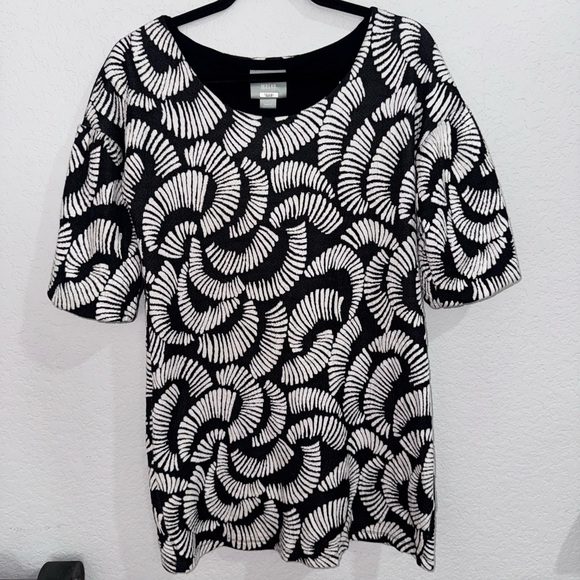 Maeve black and white dress - Picture 2 of 2